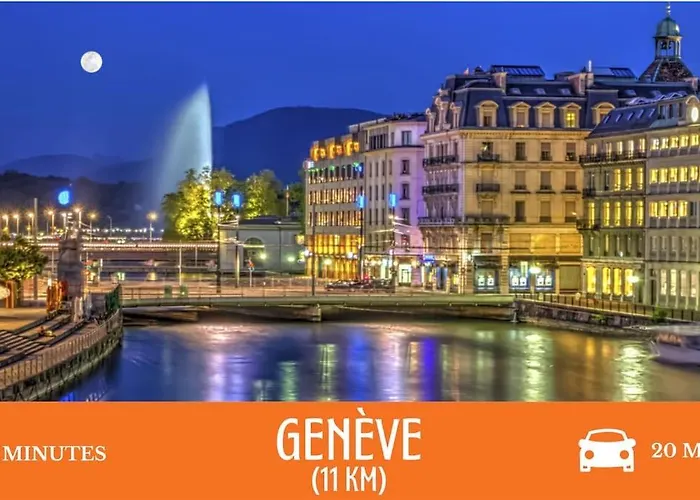 Apartment Zenbnb - Kanji - Proche Tram - Parking Privé - Ambilly
